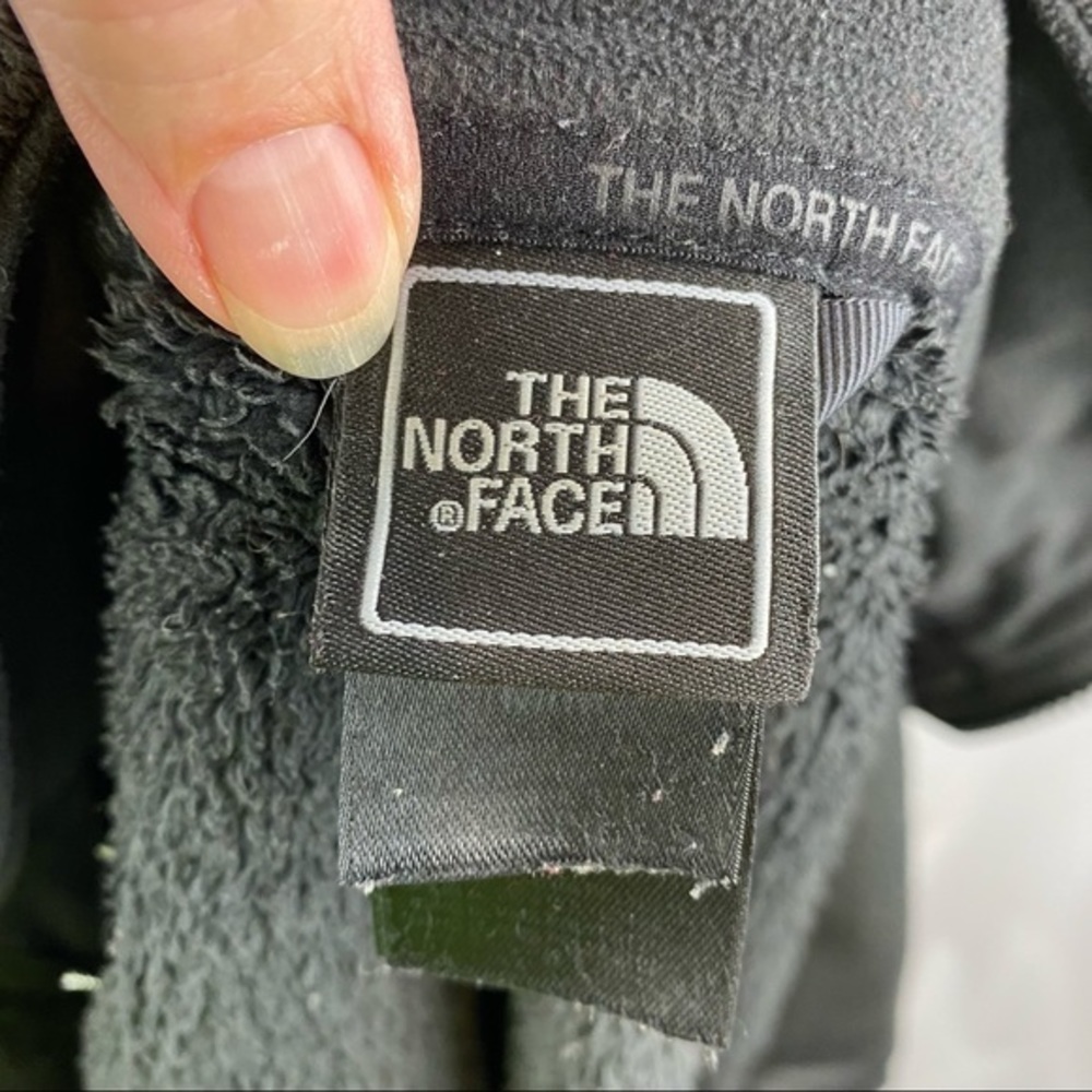 The North Face Black Fuzzy Fleece Jacket Medium - Picture 7 of 8